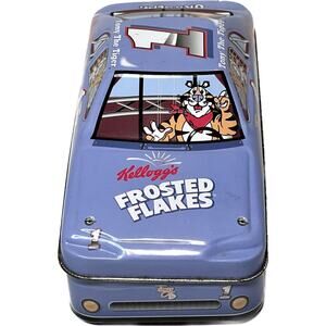 Kelloggs Frosted Flakes Tony The Tiger Vintage 1998 Metal Car Tin Collectible